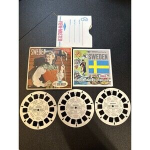 Sawyer’s View-Master Sweden Nations Of The World Set Of Reels W/insert